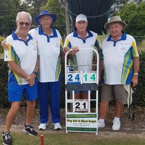 Charlie Gore, Ron Richards (Skip), Tony Doherty, Barry Le Claire